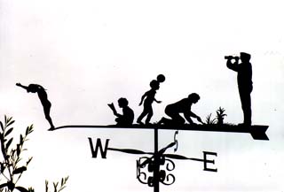Active Family weathervane